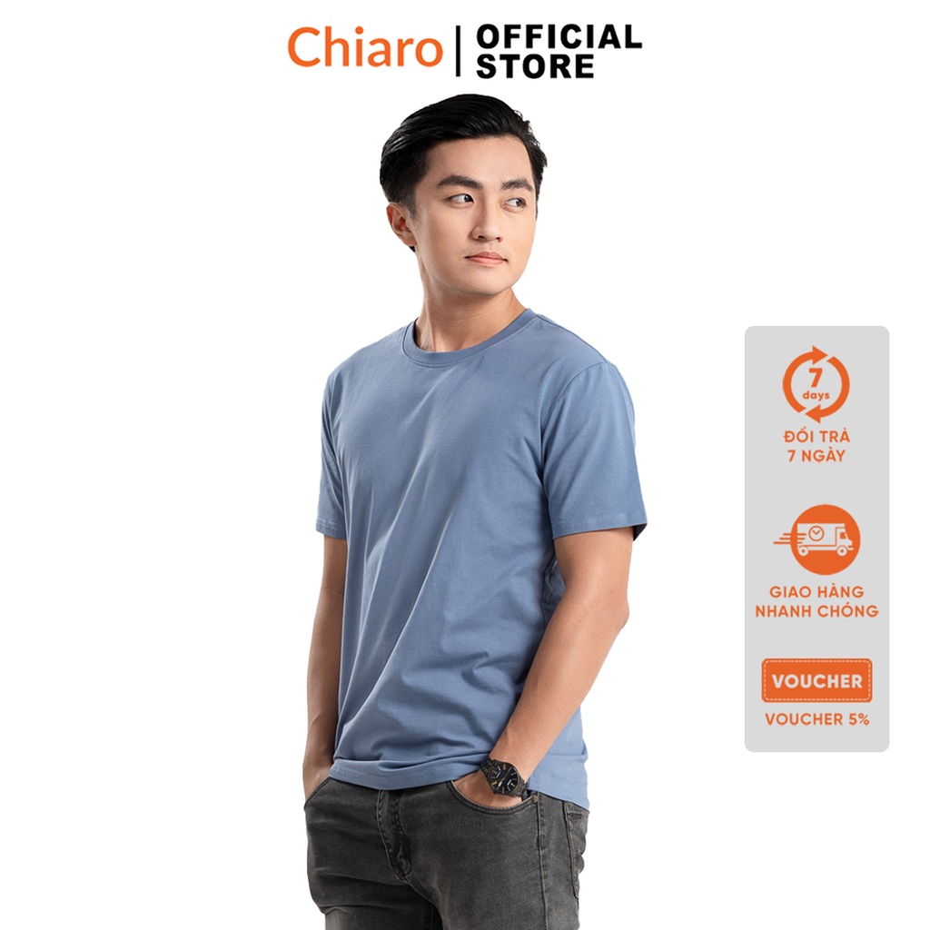 Áo thun trơn cổ tròn basic cotton dày không xù lông cực mềm mịn chất đẹp cao cấp Chiaro