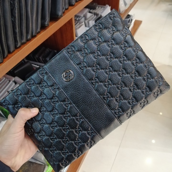 Clutch Nam/ Ví Cầm Tay Nam Full Da Bò Thật 100% Sản Phẩm Cao Cấp New Trend 2020 (BH 12 Tháng)