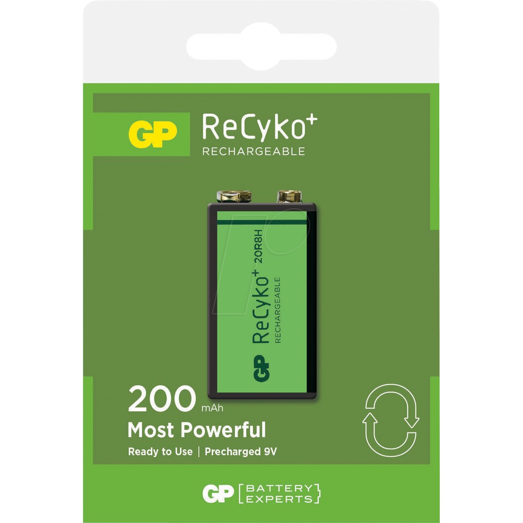 BỘ PIN GP RECYKO 200MAH