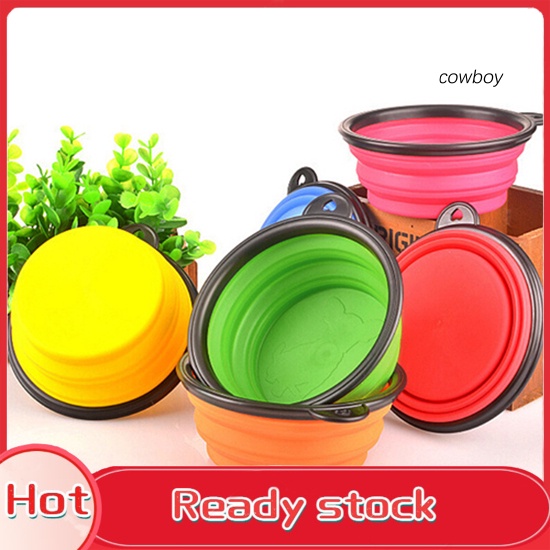 Tô ăn uống silicone gấp gọn lại được chất lượng cao dành cho thú cưng