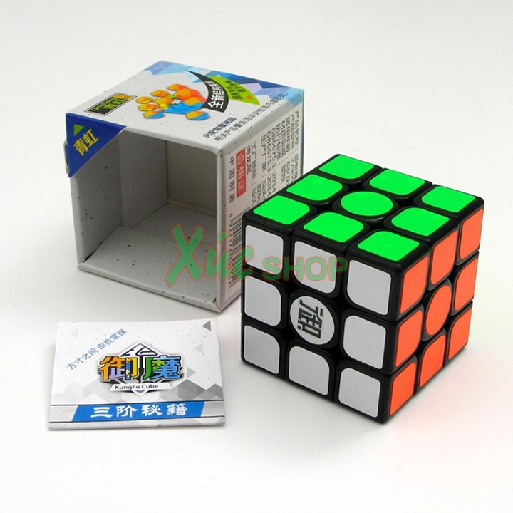 Rubik 3x3 viền đen - KungFu QingHong - 3x3x3