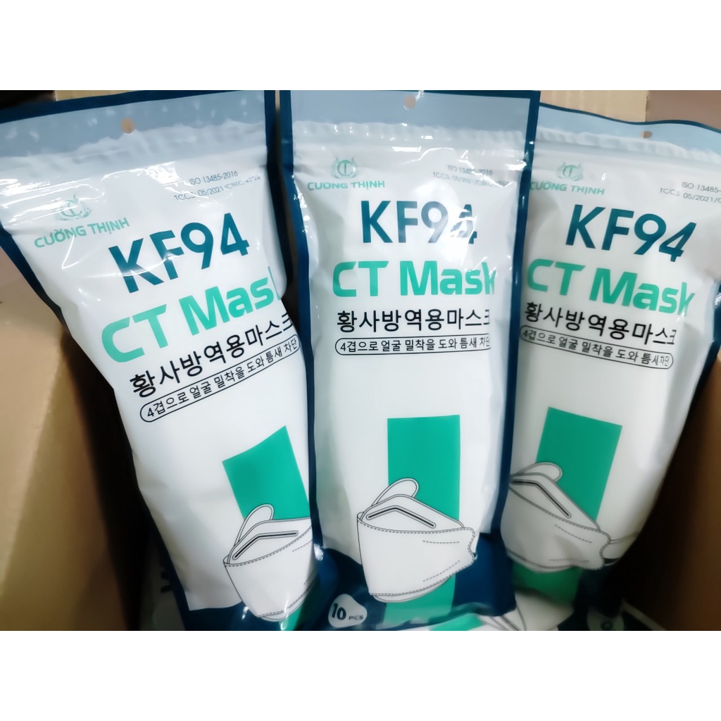 [Rẻ vô địch]1 Thùng 300 Chiếc Khẩu Trang KF94 cường thịnh CT Mask - Cam Kết Chính hãng