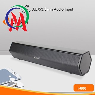 LOA VI TÍNH KISONLI I-600 thiết kế nhỏ gọn tinh tế đẹp mắt âm thanh chất lượng và dễ dàng kết nối