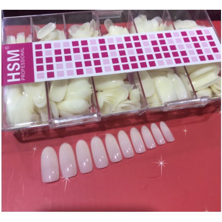 Móng Úp HSM Vuông, Nhọn, Tháng, Bầu, Tròn Nhám