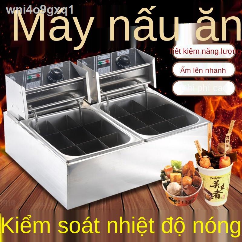 ✾ ☼ Máy oden điện, xiên que thương mại, nồi nấu phở, lẩu chua cay chiên giòn đa năng