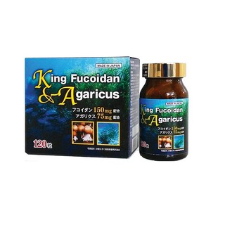 King fucoidan & agaricus tảo nâu - hỗ trợ điều trị ung thư, u bướu