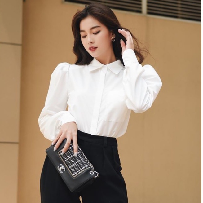 Áo sơ mi cotton HUONG BOUTIQUE HBSM752