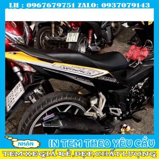 Tem rời winner Milk vàng đen