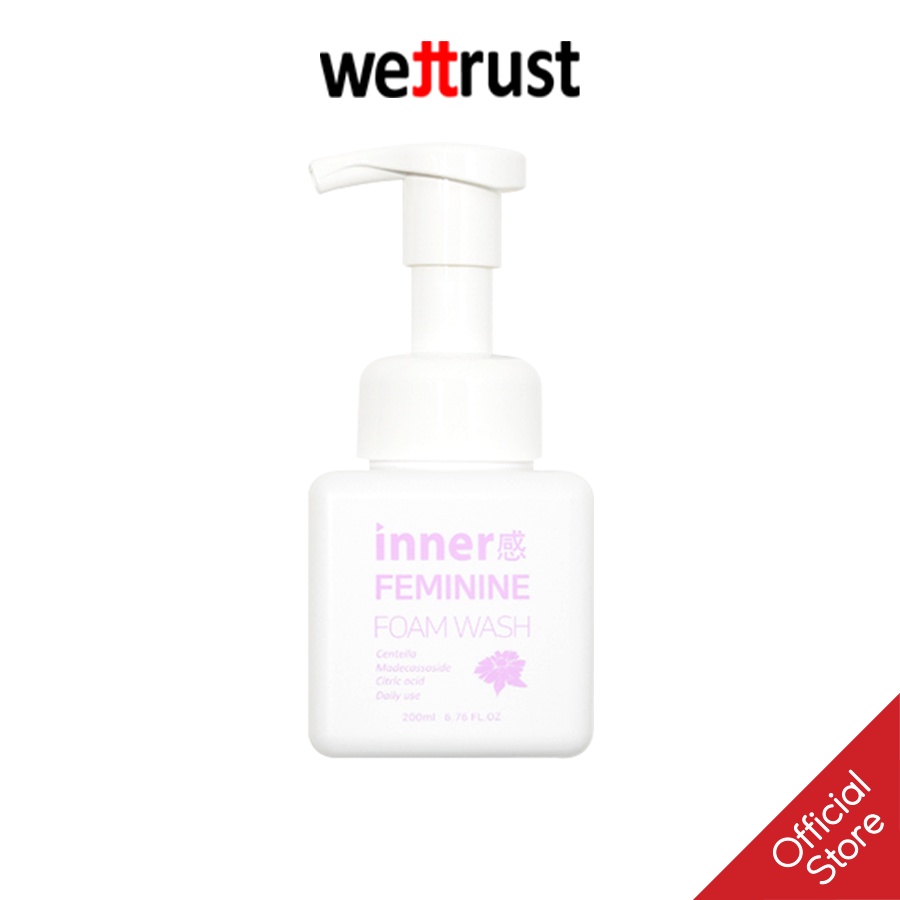 Dung Dịch Vệ Sinh Phụ Nữ Dạng Bọt WETTRUST INNER GARM Feminine Foam Wash 200ml