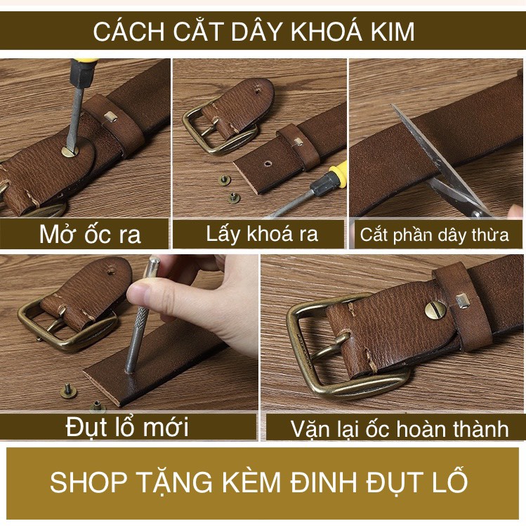 Dây Nịt Thắt Lưng Nam Da Bò Vegtan Cao Cấp SV01 Bản Rộng 3.8CM Chất Da Bò Thuộc Thảo Mộc Khóa Kim Đồng Retro Cổ Điển