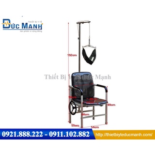 Ghế kéo giãn cột sống cổ ( Video Ảnh Thật)
