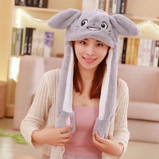 Mũ tai thỏ nhiều mẫu ảnh thật phía sau size to