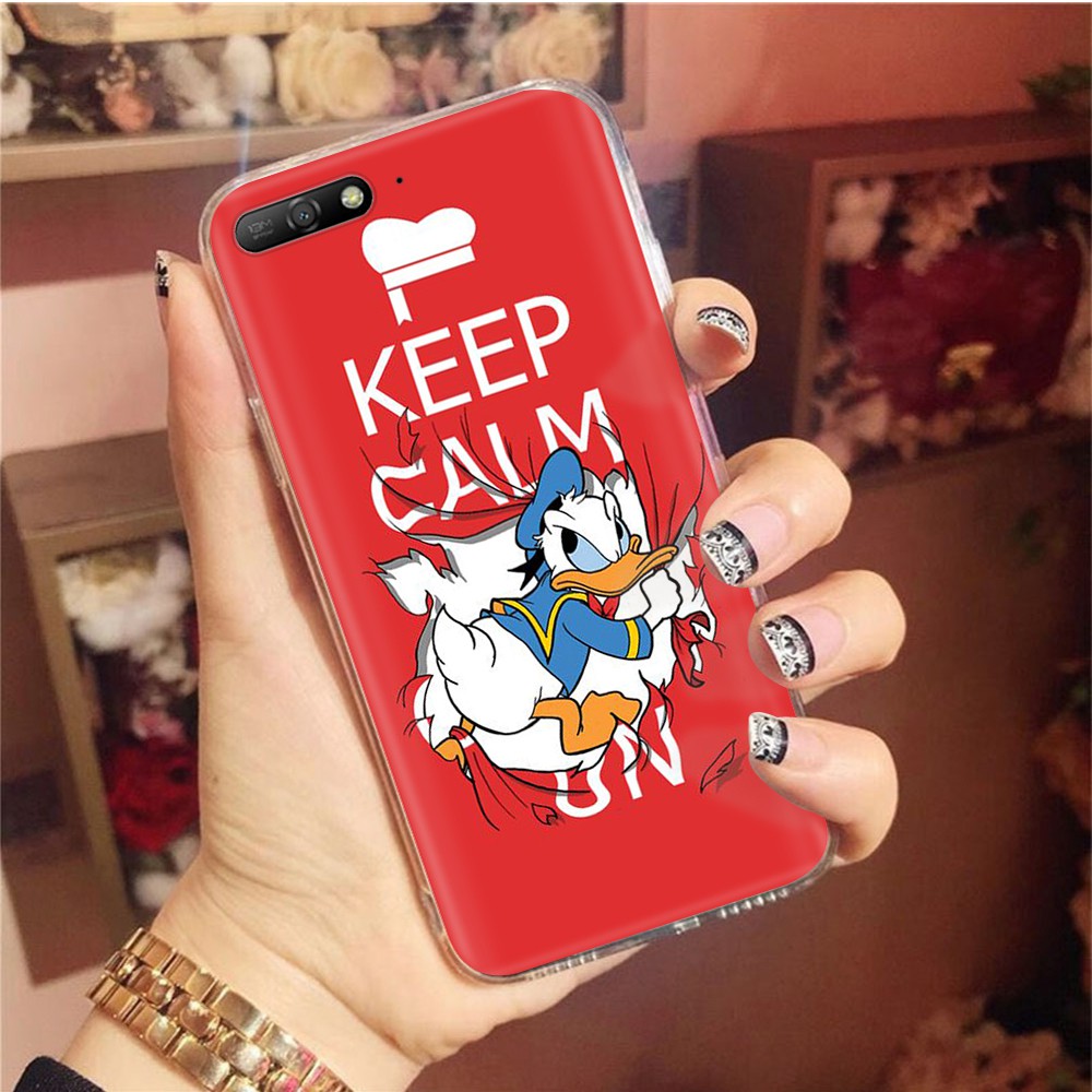 DONALD DUCK Ốp Lưng Trong Suốt Hình Vịt Donald Cho Asus Zenfone 6 6z 5 5z 3 Zoom Live L1 Rogue Phone Strix Ii 7 Pro