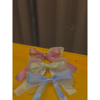 [Nơ Handmade]: Hannie - Nơ kẹp tóc ruy băng