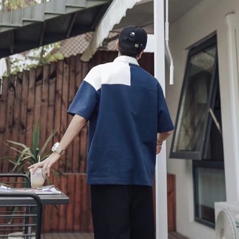 Áo Thun polo Tay Ngắn Dáng Rộng Thoải Mái Thời Trang Mùa Hè Cho Nam size M-2XL