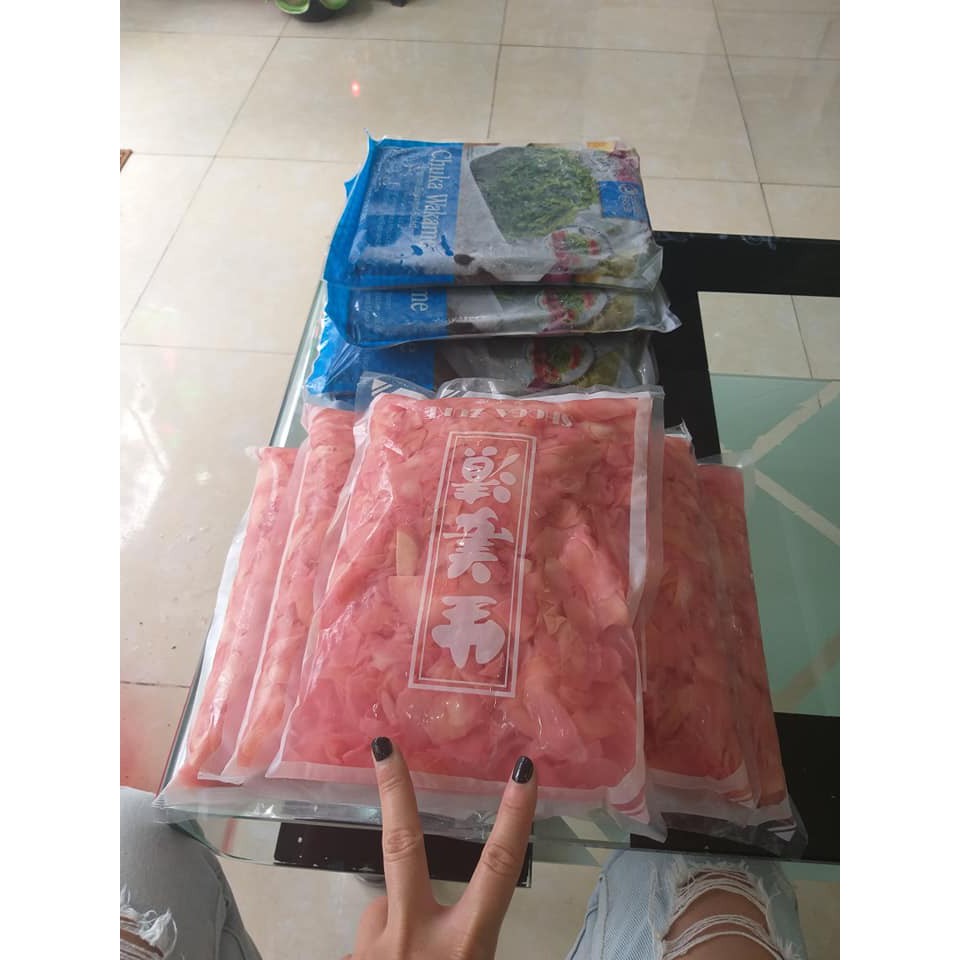 Gừng hồng sushi Thái Lan lát mỏng - 1.5kg