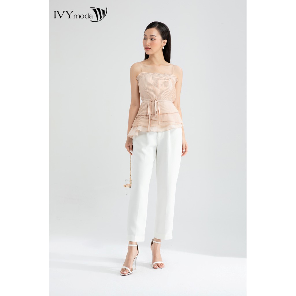 [NHẬP WABRTL5 GIẢM 10% TỐI ĐA 50K ĐH 250K ]Quần dài công sở nữ IVY moda MS 22M6217