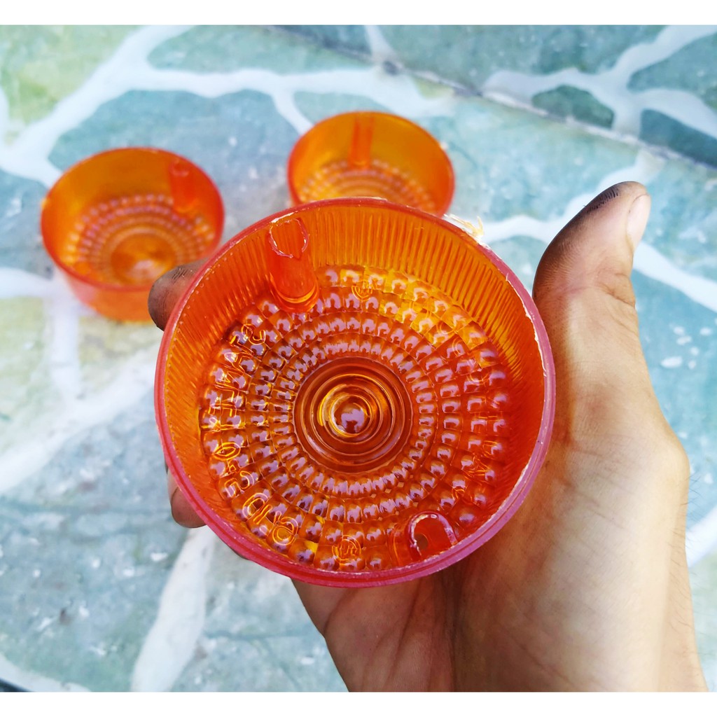 Bộ 4 lắp chụp xi nhan xe cup đèn tròn