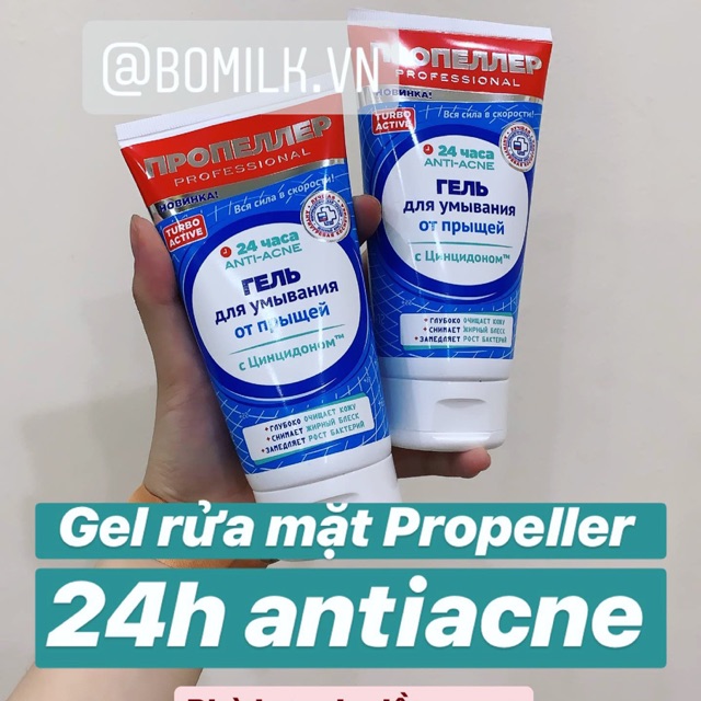 Gel rửa mặt Propeller 24 giờ Anti-acne