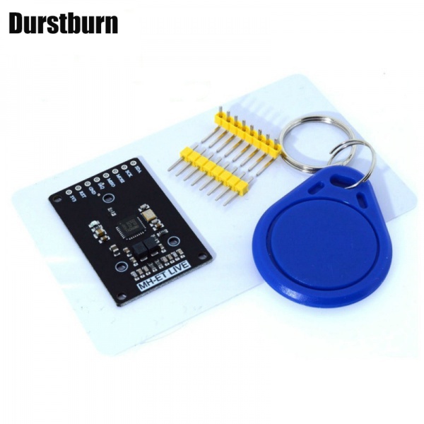 Mô Đun Rfid Rc522 Mini Kits S50 13.56 Mhz 6cm Kèm Nhãn Thẻ Spi Write &amp; Read Cho Arduino Uno 2560