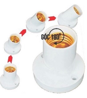 Đuôi chui đèn E27 E14 12 bóng gắn tường treo chống nước mưa ngoài trời theo lựa chọn, ớt bàn ông địa