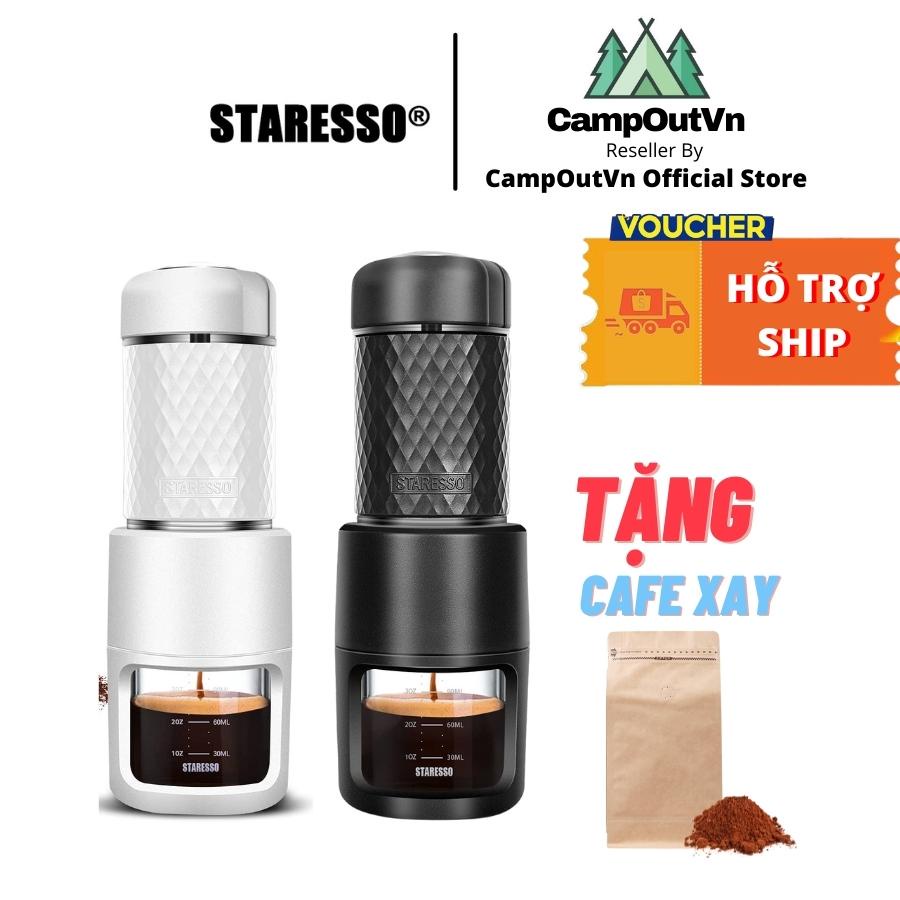 Máy pha cà phê mini Staresso campoutvn máy staresso basic du lịch cắm trại pha espresso