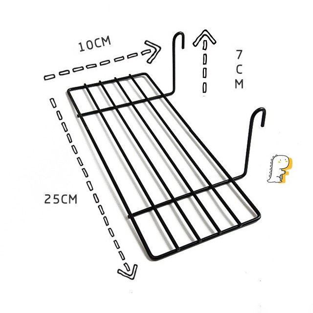 Giá Sắt Treo Đồ,Treo Đồ Trang Trí kèm tấm Lưới Treo Tường Decor Nhà Cửa, Quán Xá, Phụ Kiện Xinh X