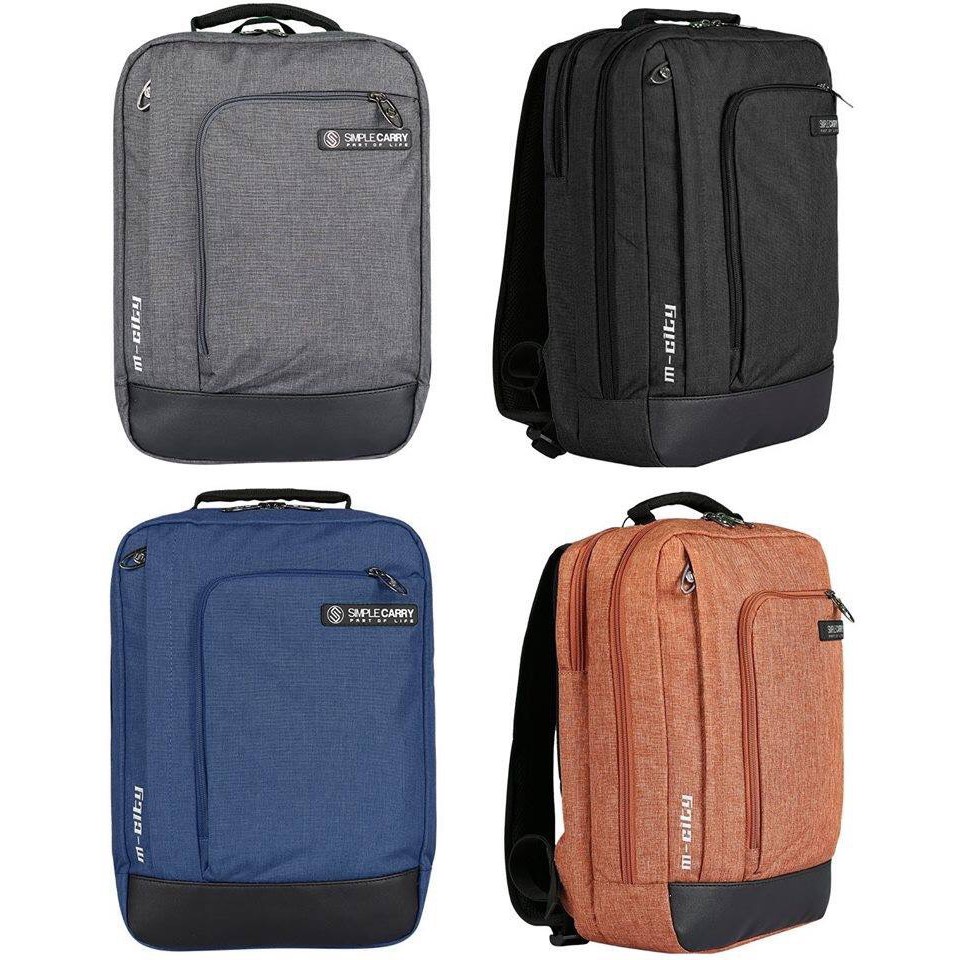 [CHÍNH HÃNG] Balo Laptop Công Sở Chống Thấm Simple Carry M-City - Shine House