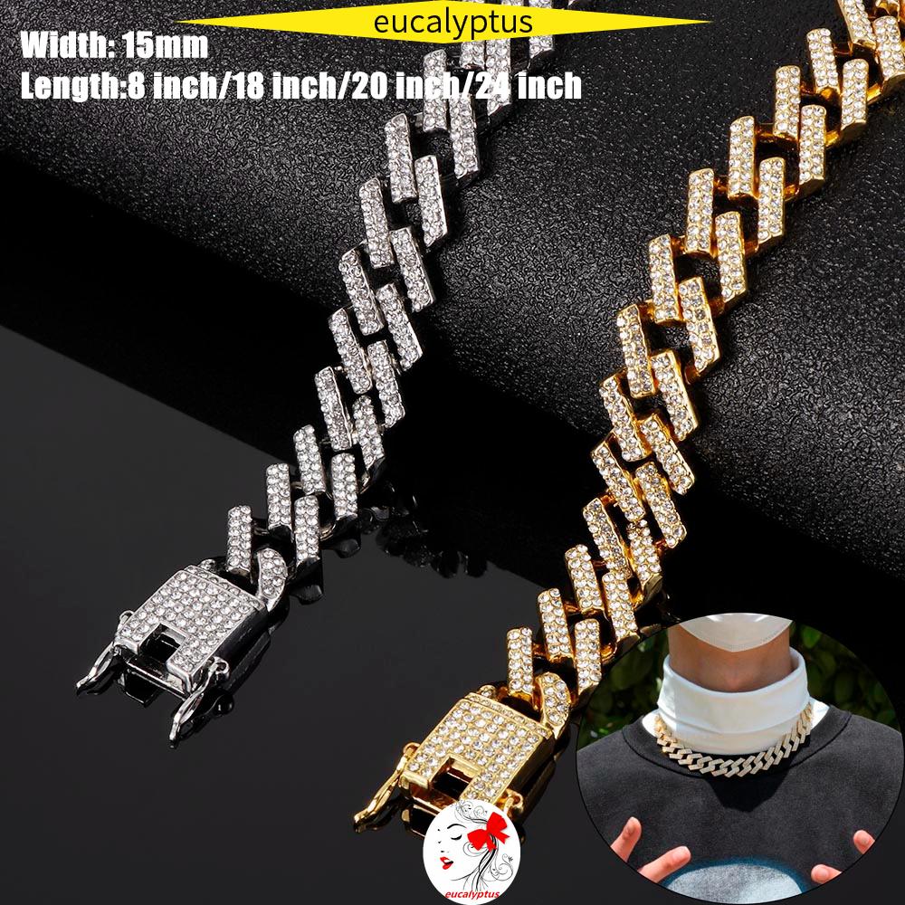 Vòng Đeo Tay Vòng cổ Đính Đá Sáng Lấp Lánh Sang Trọng Cho Nam Và Nữ