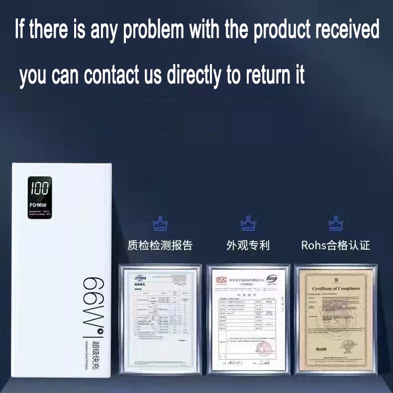 100000Pin Sạc Dự Phòng Dung Lượng Lớn 100% 66W Cho Điện Thoại Huawei