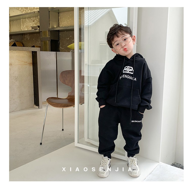 Áo nỉ mũ Balanciaga cho bé &amp; gia đình, áo nỉ bé trai, gái , trẻ em ,Samyy_vn