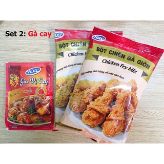 sét làm gà rán KFC dành cho người thích ăn cay (làm đk 2kg gà )
