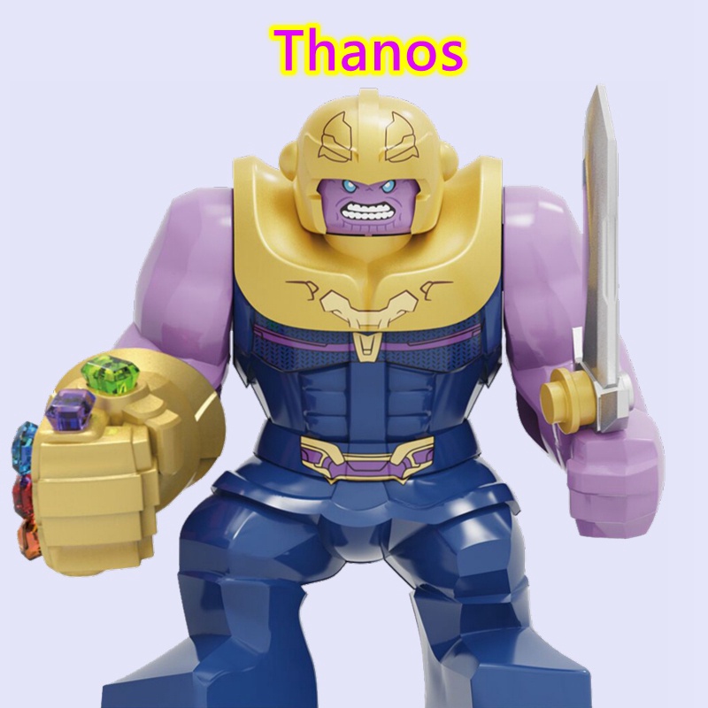 Đồ Chơi  Lắp Ráp Mô Hình Nhân Vật Thanos Mini Trong Truyện Tranh Marvel