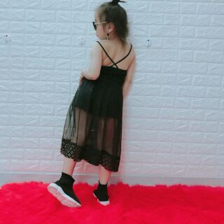 Maxi 2 dây phối ren