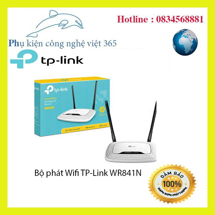 Bộ phát wifi TPLink 841N Chính Hãng Bảo Hành 24 tháng