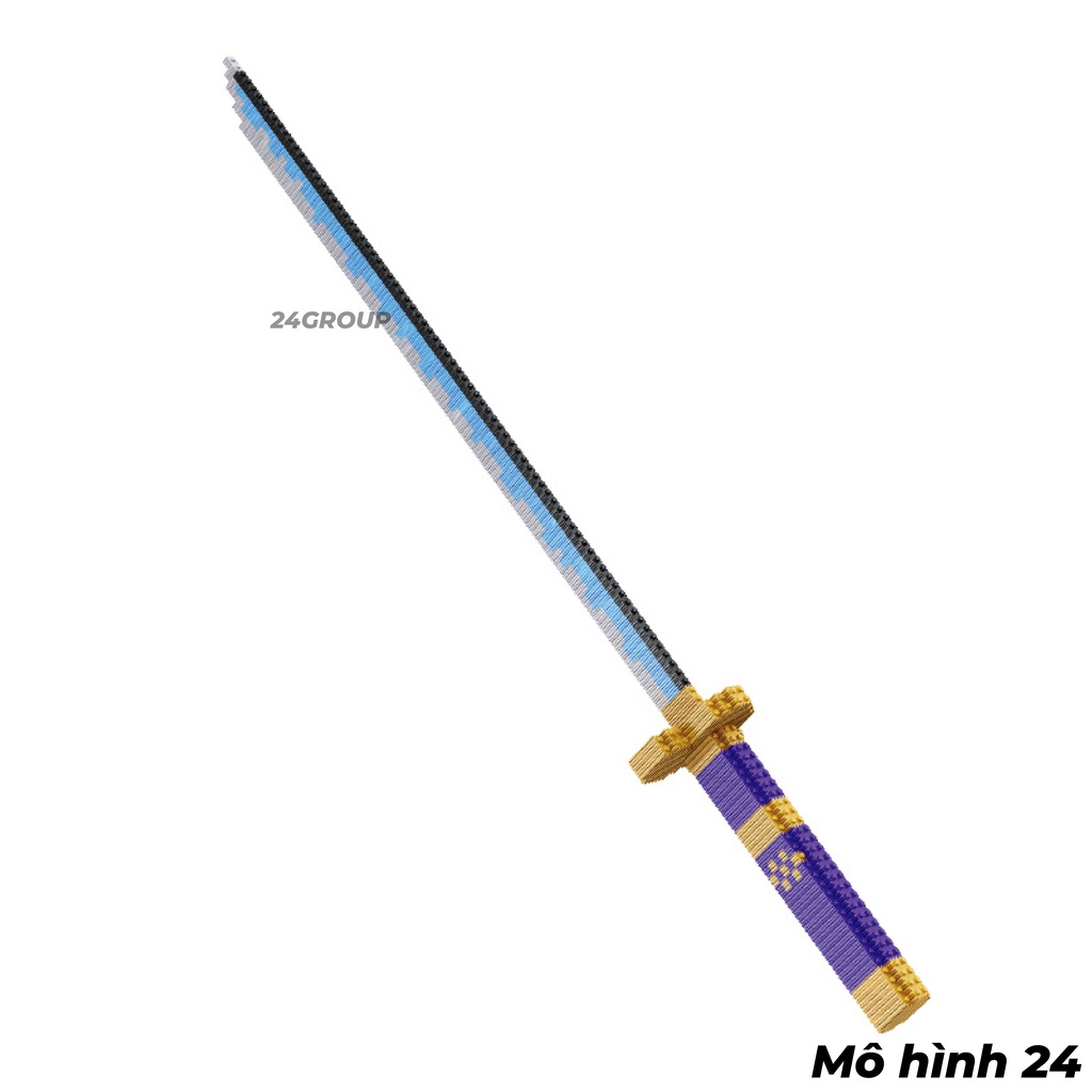 mô hình đồ chơi kiếm lego của roronoa Zoro trong one piece lắp ráp rèn luyện trí thông minh Enma