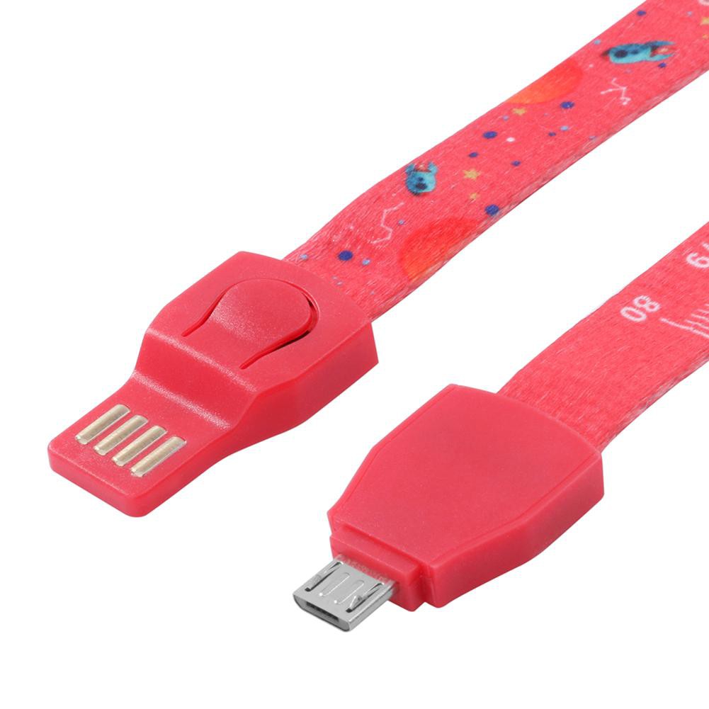 Dây cáp dữ liệu/sạc dạng vòng tay/vòng cổ cho điện thoại iPhone Android