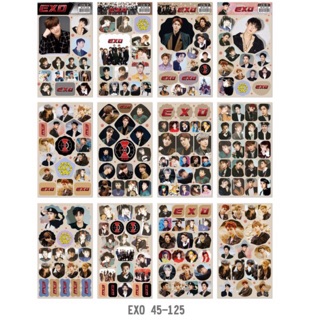 Bộ 12 tấm sticker EXO DON'T MESS UP MY TEMPO