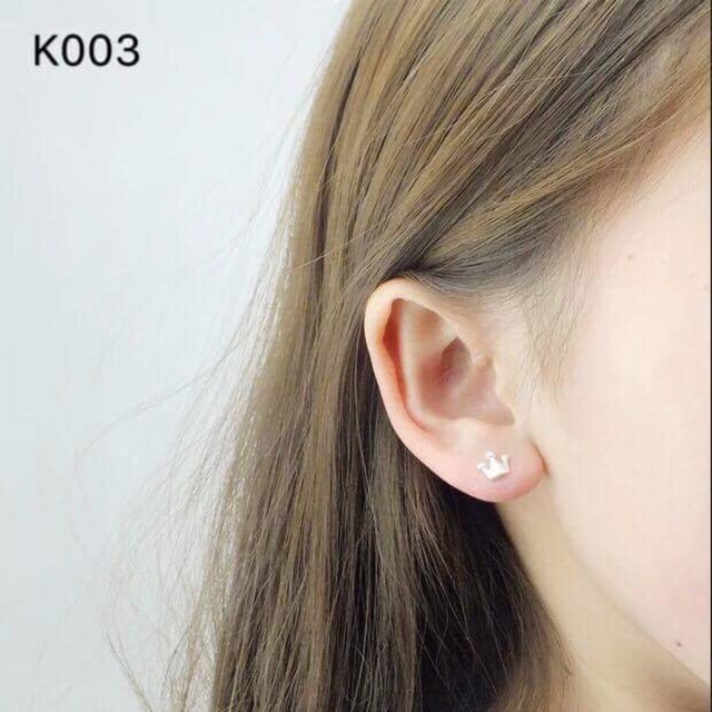[RẺ VÔ ĐỊCH] (ảnh thật) Khuyên tai bạc 925