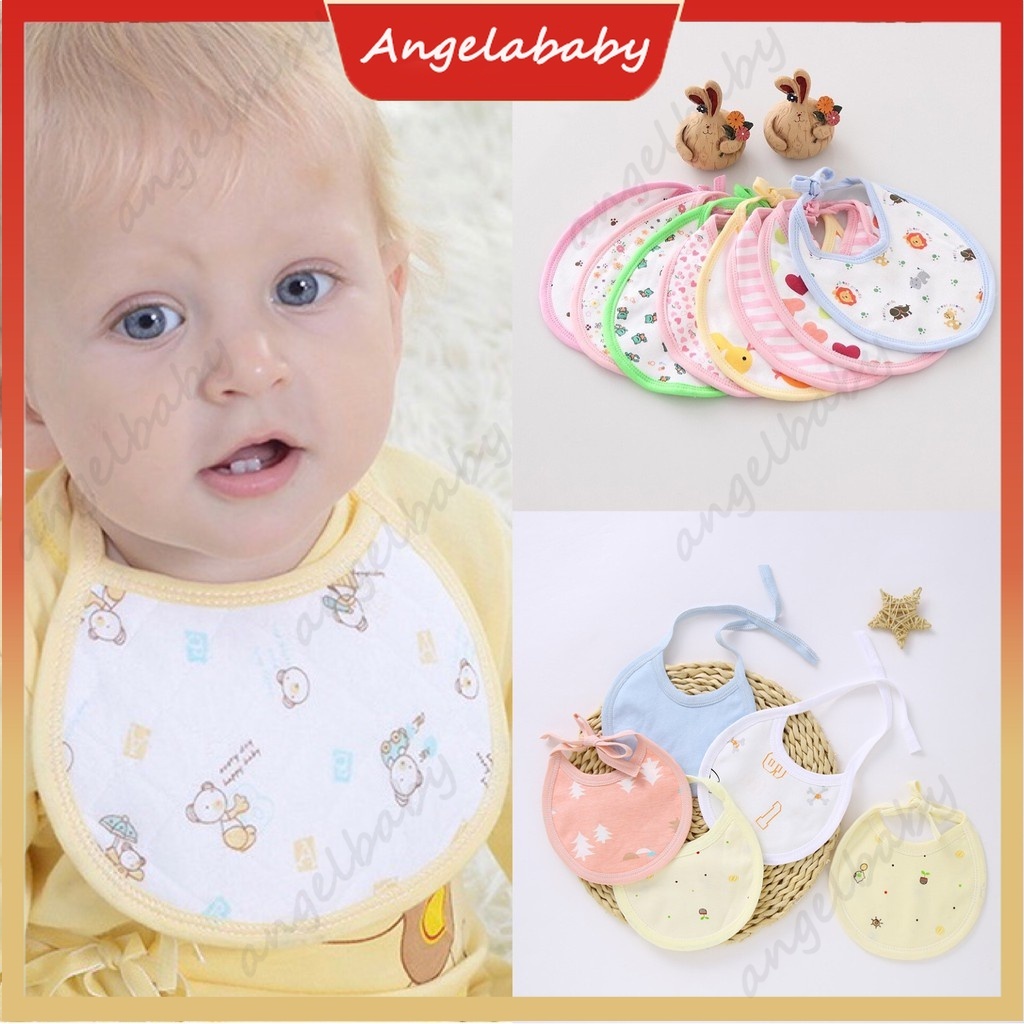 Yếm cotton cho trẻ sơ sinh - 100% cotton cho bé 0-2 tuổi.