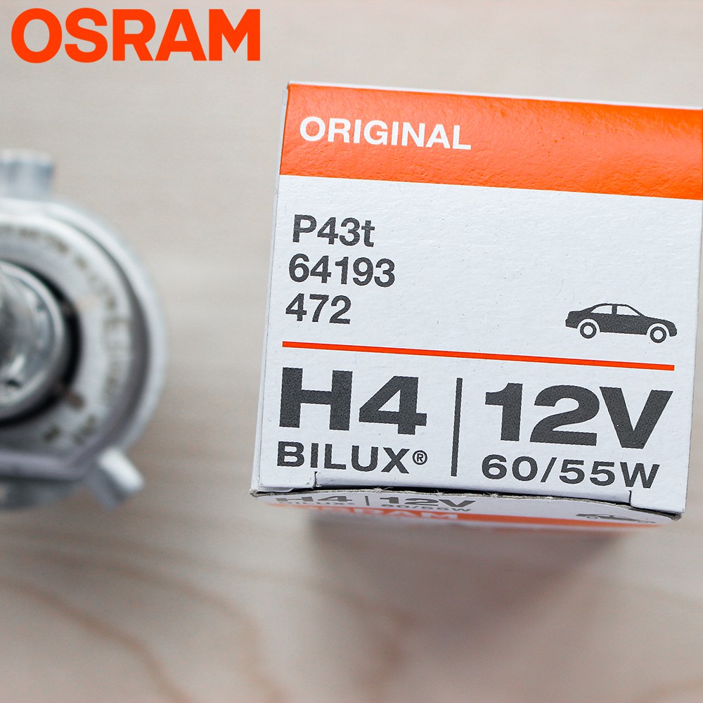 Bóng đèn HALOGEN OSRAM H4 xe SH, Dylan (64193)