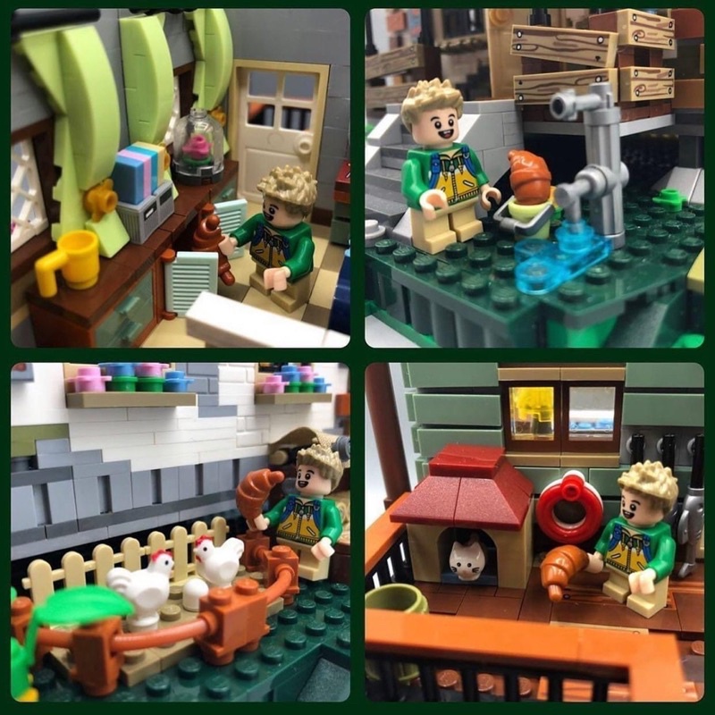 Đồ chơi mô hình xếp hình lắp ráp Ngôi Nhà Trên Cây by Lo/Z Nanoblocks