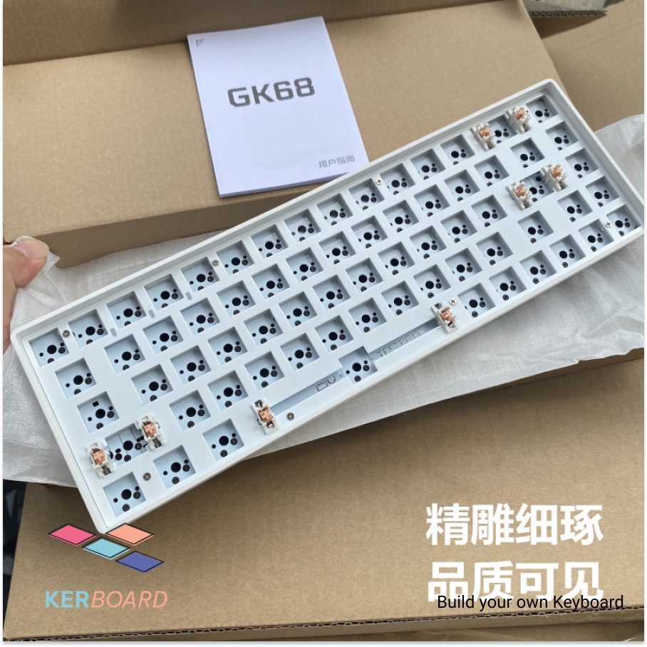 Kit CIY Tester68 2 mode - Mod sẵn hoặc build kèm switch lubed