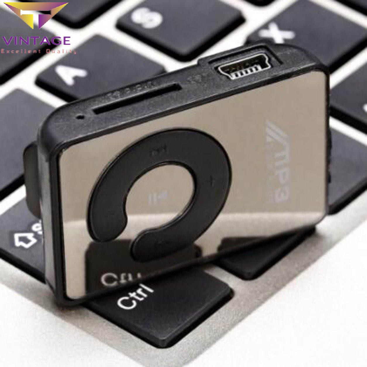 NEW*  Mini Mirror Clip MP3 Player Portable Sport USB Digital Music Player SD TF Card