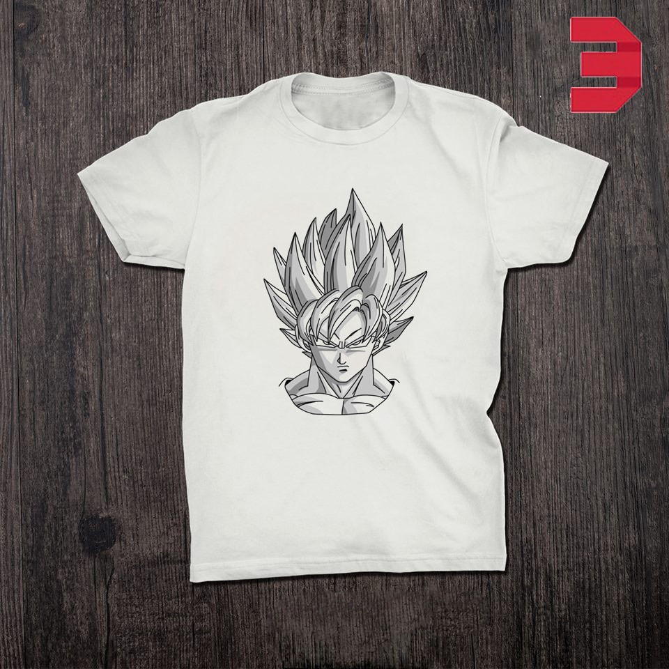 BST áo thun Goku form rộng phong cách cá tính vải cotton dày mịn mát