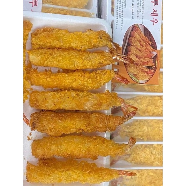 Tôm chiên xù Tempura xuất Nhật khay 10 con loại vip