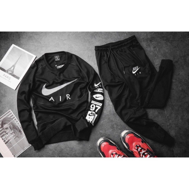 Bộ thể thao nỉ xuất dư xịn Full tem Tag