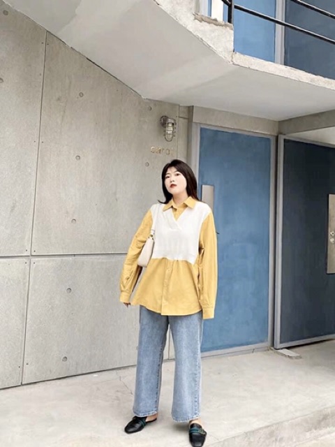 [Big Size] Quần Ống Rộng Form To Chuẩn TRƠN BASIC - Quần Jeans Size Đại/Lưng Cao - KHÔNG CO GIÃN