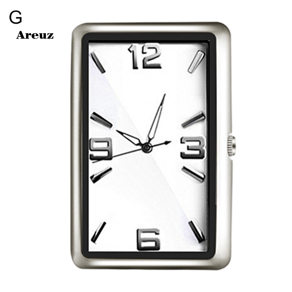 Đồng Hồ Xe Hơi Mini Dạ Quang Nút Bấm Chạy Bằng Pin