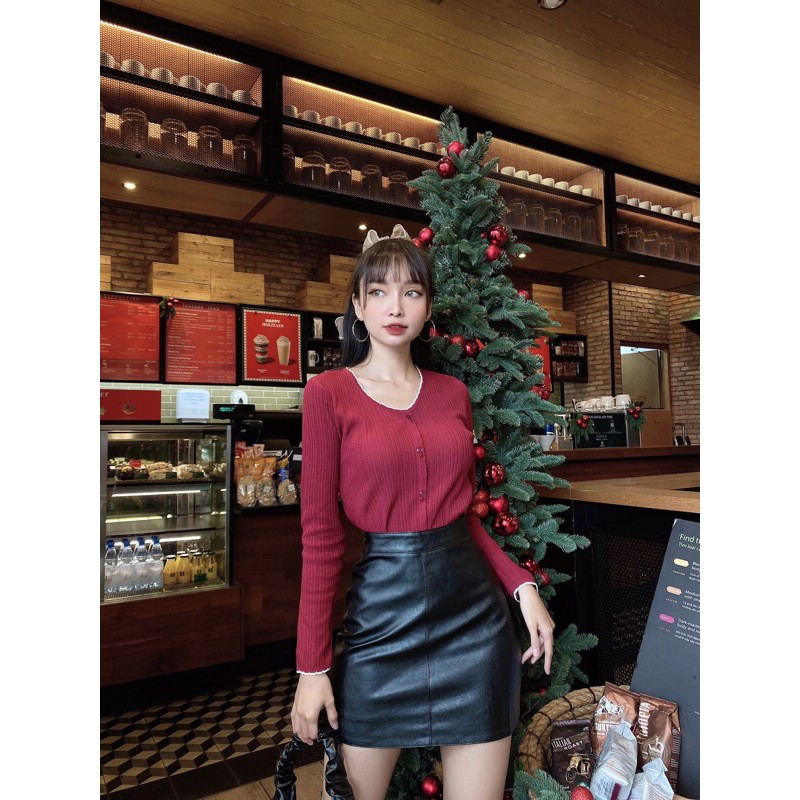 𝙇𝙖𝙙𝙮 𝙎𝙩𝙮𝙡𝙚 & 𝙊𝙪𝙩𝙛𝙞𝙩𝙨 𝘅 Chân váy da trơn | BigBuy360 - bigbuy360.vn